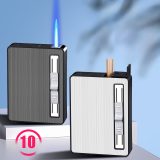BẬT LỬA KHÈ KIÊM HỘP ĐỰNG THUỐC 10 ĐIẾU - XÀI GAS
