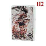 BẬT LỬA ZIPPO SƠN TĨNH ĐIỆN HÌNH NATRA #H2 – XÀI XĂNG