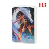BẬT LỬA ZIPPO SƠN TĨNH ĐIỆN HÌNH NATRA #H3 – XÀI XĂNG