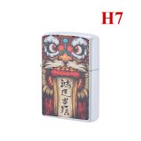 BẬT LỬA ZIPPO SƠN TĨNH ĐIỆN MAY MẮN #H7 – XÀI XĂNG