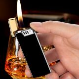BẬT LỬA GAS ĐÁ RẢNH TAY BÓNG TRƠN SIÊU MỎNG - XÀI GAS