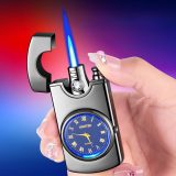 BẬT LỬA KHÈ KIÊM ĐỒNG HỒ CÓ ĐÈN 2IN1 – XÀI GAS