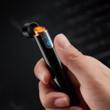 BẬT LỬA CẢM ỨNG VÂN TAY HÌNH TRỤ BÓNG TRƠN ZC113 - SẠC ĐIỆN