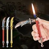 BẬT LỬA HÌNH CÂY ĐAO QUAN CÔNG KIM LOẠI - XÀI GAS