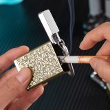 GẠT TÀN MINI HÌNH HOA VĂN CÓ MÓC KHÓA