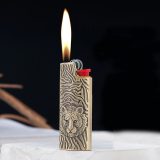 VỎ BẬT LỬA BIC J5 KHẮC NỔI HÌNH ĐẦU HỔ 4 MÀU